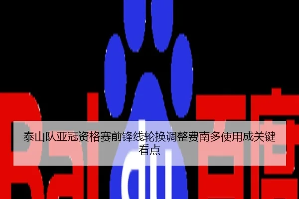 泰山队亚冠资格赛前锋线轮换调整费南多使用成关键看点